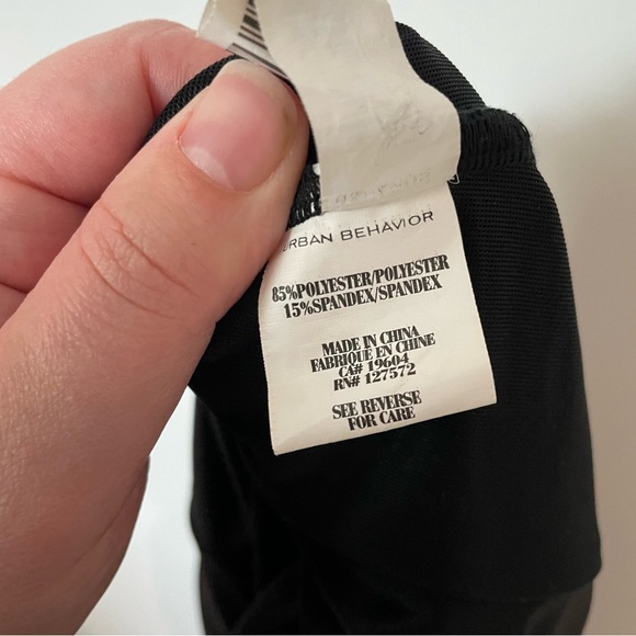 Vintage Y2K Urban Behaviour Lace Bustier Bodycon Mini Dress Black Size Small - Picture 9 of 9